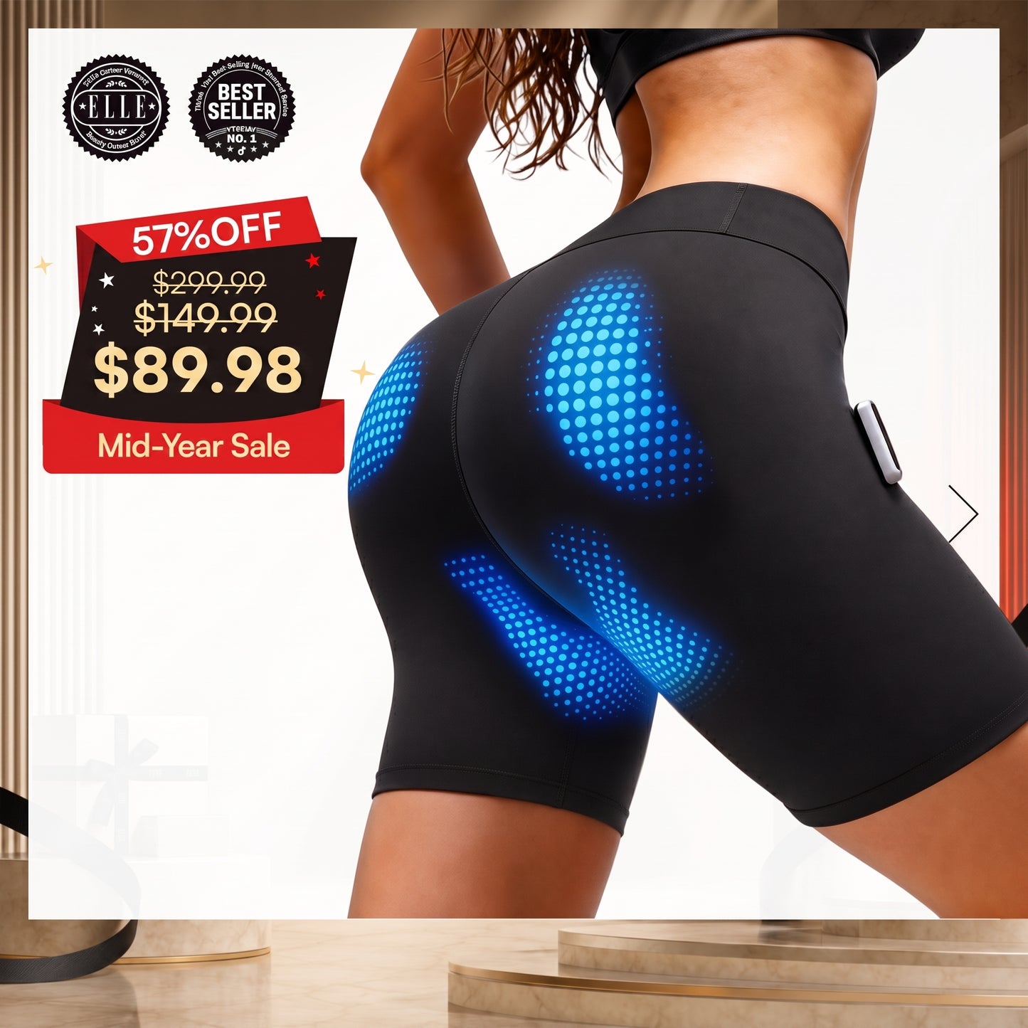 VASEIKO CURVIFY EMS Toning Shorts